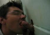 Urban gloryhole amateur gay sex